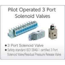 Pilot Operated 3 Port Solenoid Valves